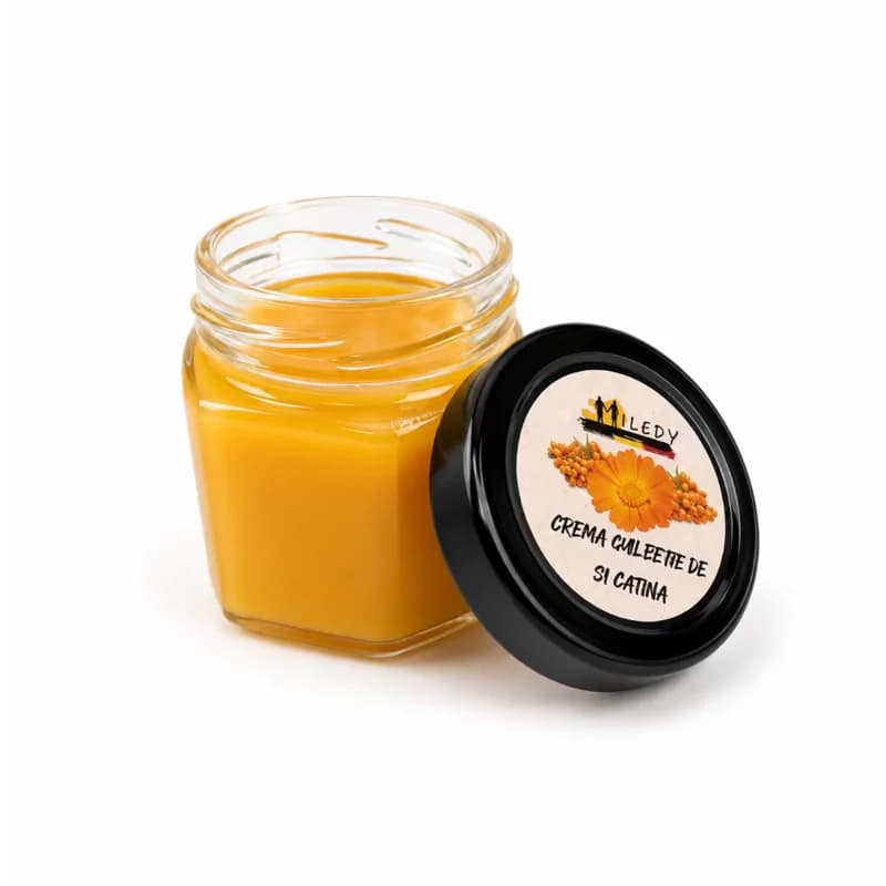 Crema cu galbenele si catina