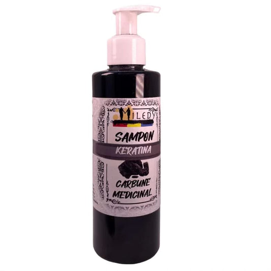 Sampon natural cu keratina si carbune medicinal activ
