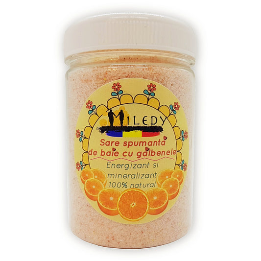 Sare de baie spumanta cu portocala Miledy Naturals