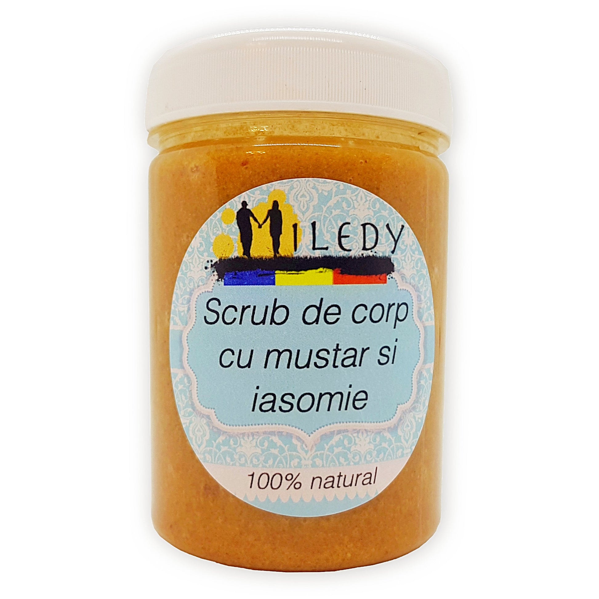 Scrub de corp cu mustar si iasomie Miledy Naturals