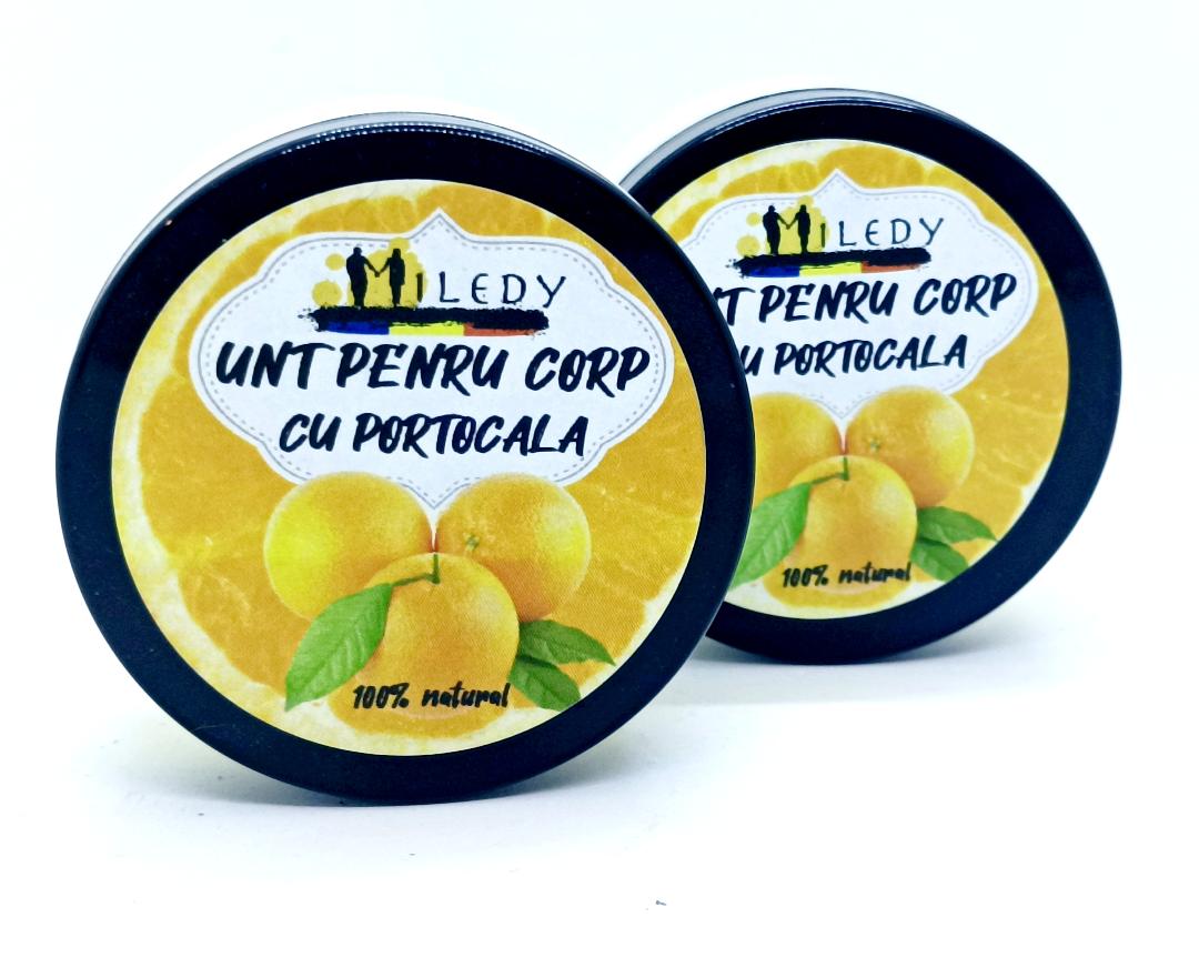 Unt de corp  foarte hidratant cu cocos, susan si portocale